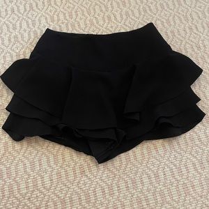 Zara Black Mini Skort